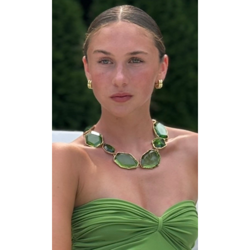 Emerald Green Statement Necklace