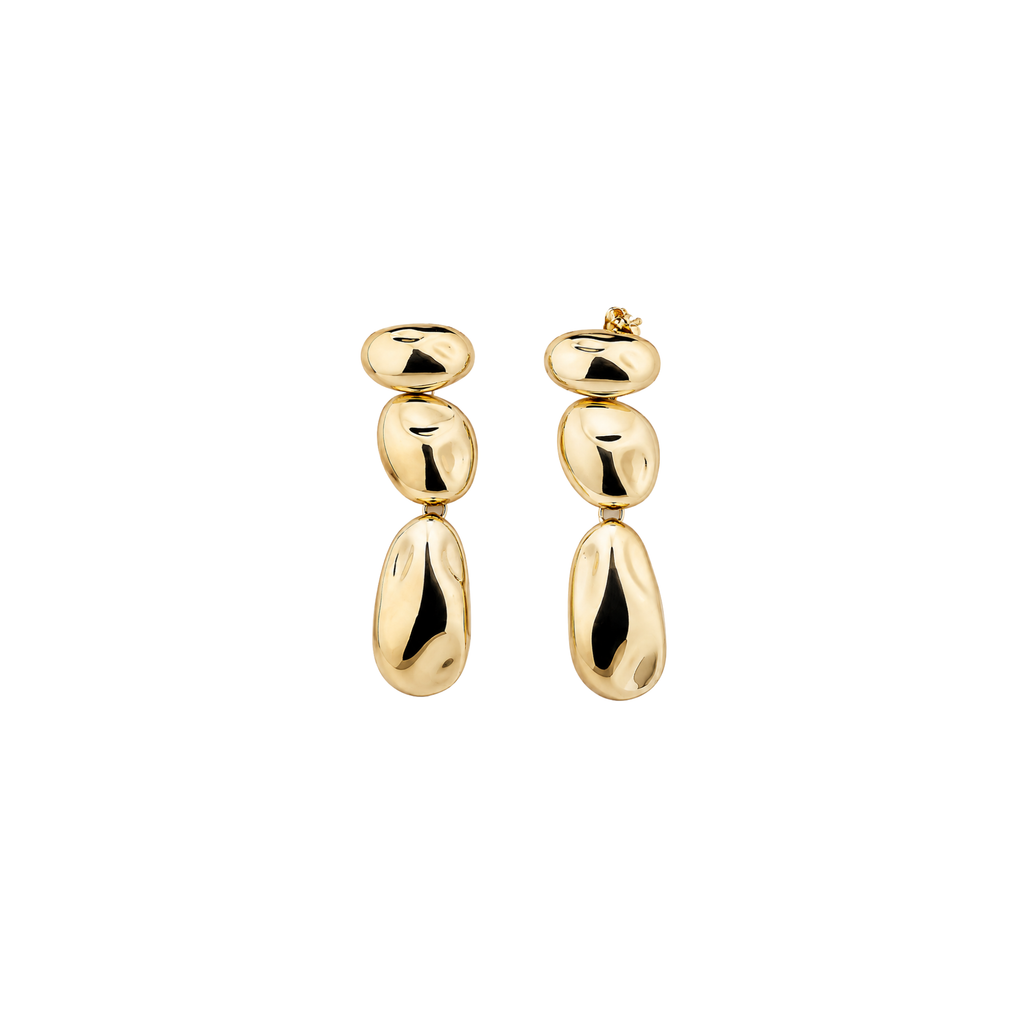 Gold-Tone Drop Earrings